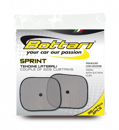 Bottari Öntapadós árnyékoló (pár) oldalablakra, minta nélkül 440x360 mm BO22051